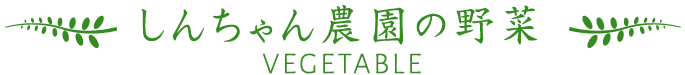 しんちゃん農園の野菜